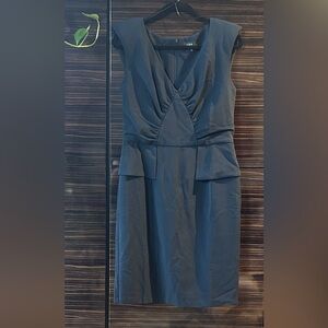 ABS Allen Schwartz Charcoal Midi Dress